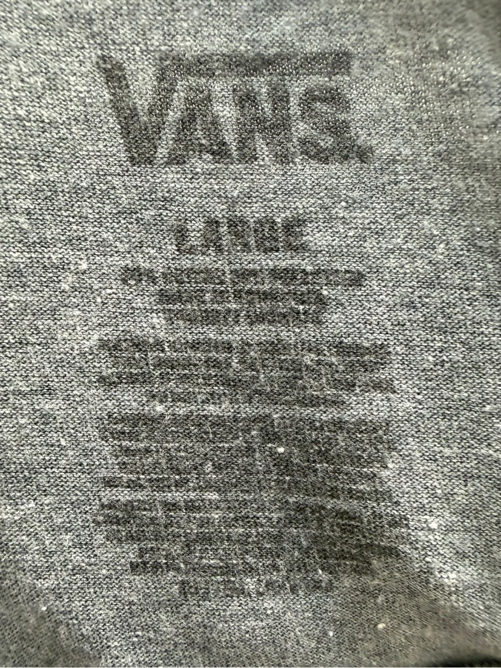 Vans Charcoal Grey 'Off The Wall' Skateboard Graphic Tee